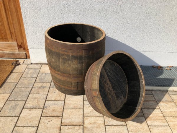 Holzfass 150 Liter,  2/3 von 190 Liter Whiskyfass